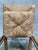 Vintage French Rush Seat Back Oak Dining Chairs Set of Four Bleached Farmhouse For Sale - Image 13 of 17