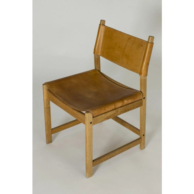 1960s Oak & Leather Chair by Kurt Østervig for Sibast For Sale - Image 5 of 9