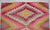 Turkish Handmade Rug Diamond Pattern Vintage Kilim Rug For Sale - Image 10 of 17