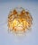Vintage Italian Murano Wall Lights with 10 Amber Trasparent Glasses, 1990s, Set of 2 For Sale - Image 6 of 18