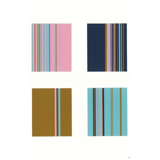 Josef Albers 1963 "Interaction of Color" Folder Xvi-1 Silkscreen Prints For Sale