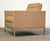 A mid century modern heavy gauge steel base lounge chair with a chrome finish designed by Florence Knoll. Seat height is...