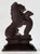 Substantial Vintage Cast Iron Lion Doorstop For Sale - Image 4 of 6