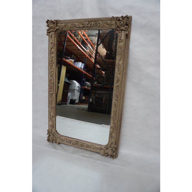 Melissa Levinson Italian Carved Painted Mirror 1940’s For Sale - Image 4 of 14