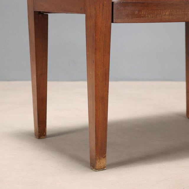 Wood Empire Walnut Bedside Table For Sale - Image 7 of 10