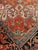 Antique Persian Heriz Carpet Handmade Wool Oriental Rug, Rust, Navy, Ivory, Gold For Sale - Image 12 of 18