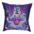 Late 20th Century Chinese Purple Silk Imperial Dragon Pillow For Sale