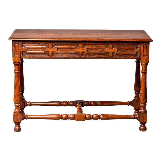 19th Century French Colonial Mahogany Console For Sale