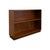 Vintage Mid-Century Streamline Moderne Low 2-Tier Wood Bookshelf. For Sale - Image 4 of 8