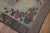 1930s Gray Floral Folk Art Antique American Hooked Rug 3 X 4'9" Handknotted Wool Carpet For Sale - Image 9 of 11
