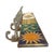 Brass Vintage Brass Wall Rack With Art Deco Revival Ceramic Tiles For Sale - Image 8 of 13