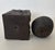 Ceramic Matt Black Brutalist Ball and Column Sculpture For Sale - Image 7 of 8