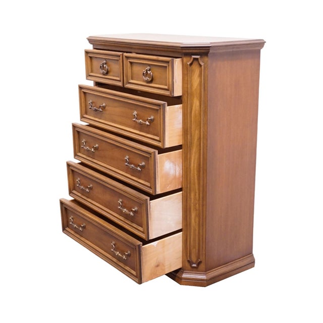 Hooker Furniture Solid Cherry Italian Neoclassical Tuscan Style 44" Chest of Drawers 60-10 For Sale In Kansas City - Image 6 of 12