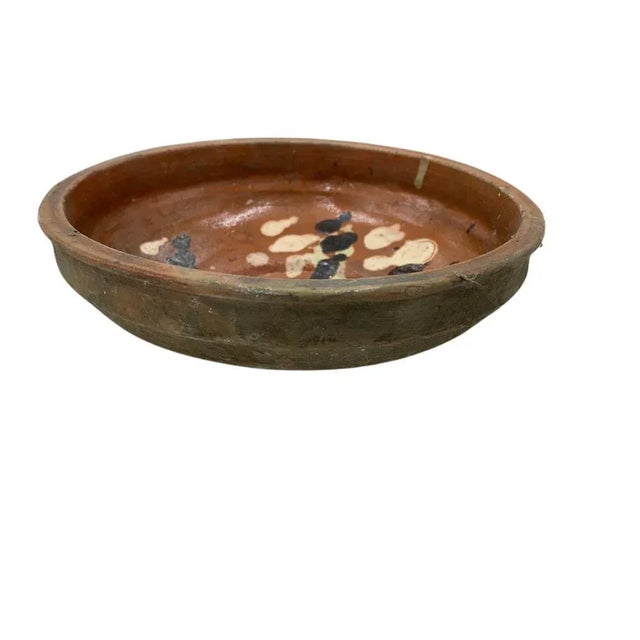 Antique Hungarian Folk Art Decorative Bowl For Sale In Los Angeles - Image 6 of 6