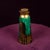 Mid-Century Modern Model 968D Thermos in Hand-Decorated Green Goatskin Parchment by Aldo Tura, Italy, 1960s For Sale - Image 3 of 18