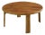 Round Rattan Coffee / Cocktail Table (After McGuire) For Sale