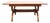Unique Furniture Solid Oak Southwestern Mediterranean 66" Trestle Dining Table 5551 – American Fiesta Finish For Sale