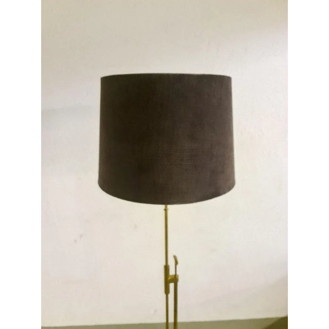 Mid-Century Brass Floor Lamp from Falkenbergs Belysning, Sweden, 1960s For Sale - Image 9 of 12
