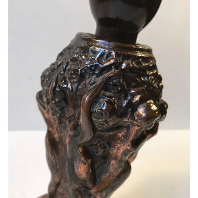 1930s Art Deco Metallurgy Table Lamp from Curt Schlevogt, 1930s For Sale - Image 5 of 10