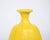Mid-Century Modern 1960s Pop Art Yellow Ceramic Vase For Sale - Image 3 of 5