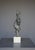 Large Abstract Sculpture, 1960s, Lead on a Marble Base For Sale - Image 3 of 11
