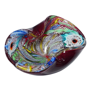 Vintage Murano Glass Bowl 'Rest of the Day' by A.Ve.M. 1950s