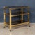 Metal Vintage Brass and Smoked Glass Drinks Trolley from Maison Jansen, 1970 For Sale - Image 7 of 18