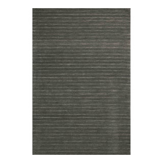 Chris Loves Julia x Loloi Henry Charcoal / Ivory 2'-3" x 3'-9" Runner Rug For Sale