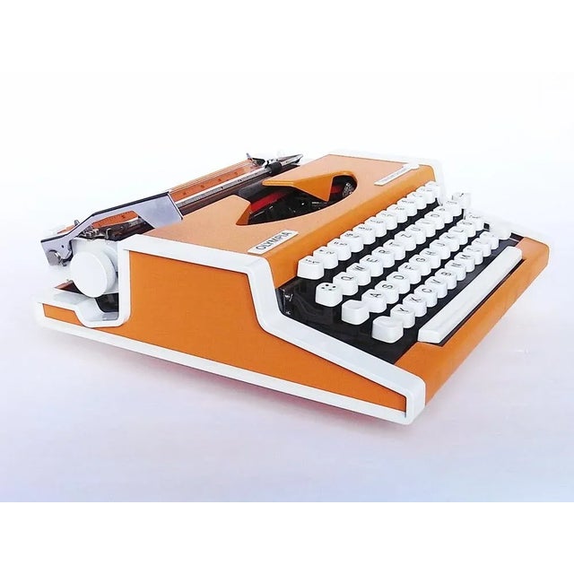 Industrial Portable De Luxe Typewriter from Olympia, 1970s For Sale - Image 3 of 11