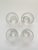 Mid 20th Century Mid 20th Century Laurel Wreath Etched Glass Juice Glasses- Set of Four For Sale - Image 5 of 9