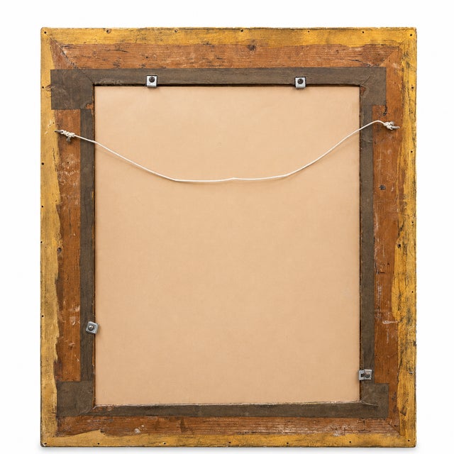 Large 20th Century French Louis XVI Wall Mirror in Giltwood, 1890s For Sale - Image 6 of 7