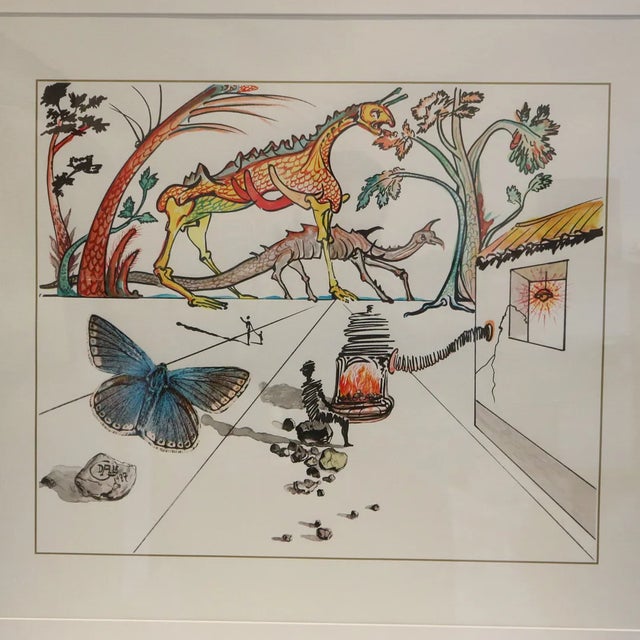 Salvador Dali for Kohle Morgen, Coal Tomorrow, Lithograph For Sale