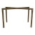 1950 Vintage Bronze Console Table Base Attributed to Arturo Pani For Sale