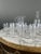 Magnificent Sèvres crystal glassware set, perfect for lovers of fine objects and collectors. This set includes 16 glasses,...