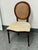 Bombay Company Traditional Oval Cane-Back Side Chair For Sale - Image 12 of 12