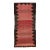 Vintage Kilim Handmade Flatweave Red Geometric Wool Runner For Sale