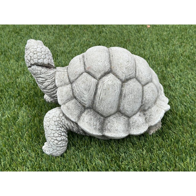 Cast Stone Tortoise Garden Ornament For Sale In San Diego - Image 6 of 8