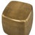 Contemporary Outdoor Indoor Ibiza Brass Side Table Stool For Sale - Image 3 of 5