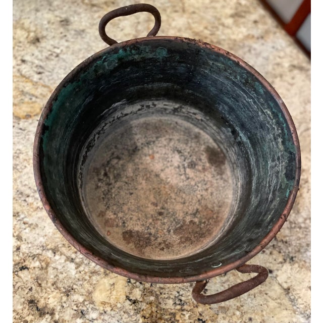 Antique Late 19th Century French Copper Cooking Vessel For Sale In New York - Image 6 of 6