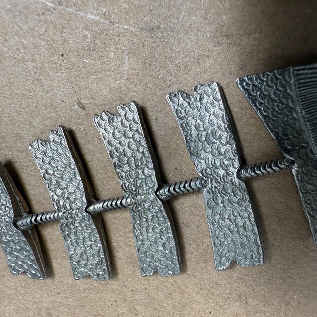 Hand Crafted Decorative Fish Bone Skeleton Taxco Mexico For Sale In San Diego - Image 6 of 7