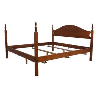 Eldred Wheeler Tiger Maple King Size Bed For Sale