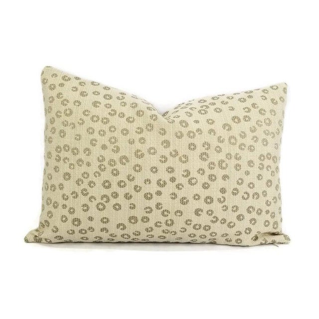 Lee Industries Nickels in the Color Taupe Lumbar Pillow Cover 13.5" X