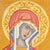 Mediterranean Vintage Framed Needlepoint Icon Virgin Mary Greece For Sale - Image 3 of 13
