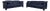 DS 17 3-Seater Sofas in Dark Blue Leather from de Sede, Set of 2 For Sale