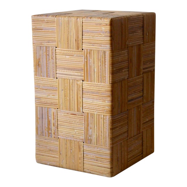 Harvey Probber Artisan Cane Stool For Sale