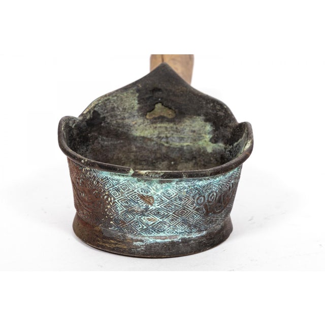 Chinese Antique Bronze Chinese Coal Silk Iron For Sale - Image 3 of 8