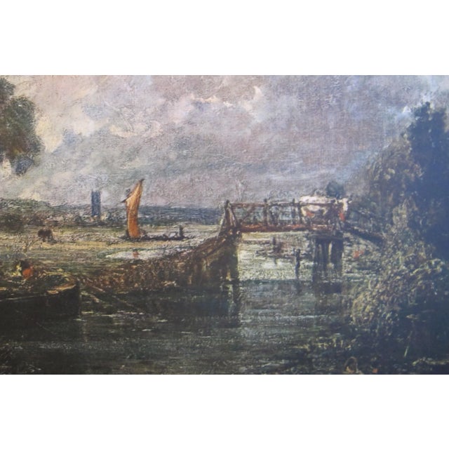 1944 Original Landscape Poster, John Constable's "A Lock in the Stour" For Sale - Image 6 of 7