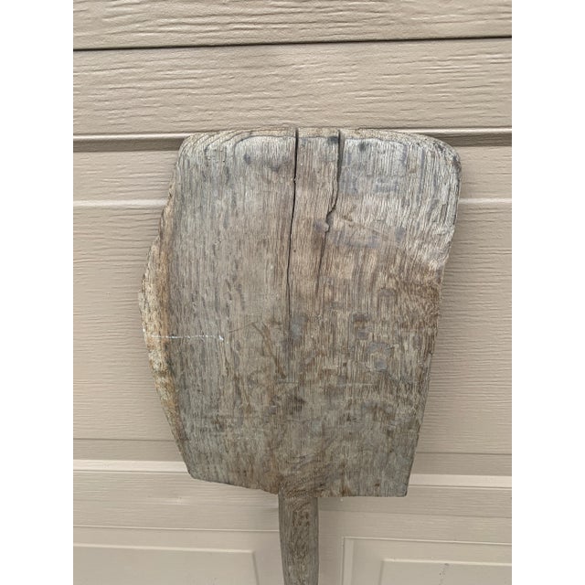Antique 19th Century Hand Made Wooden Shovel For Sale - Image 9 of 9
