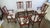 Chippendale 1980s Solid Mahogany Set Chippendale Dining Room Chairs For Sale - Image 3 of 15