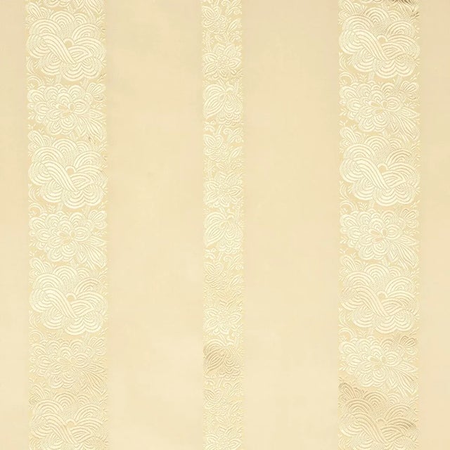 Inspired by an antique Chinese embroidered textile, this beautifully detailed, all-silk lisere weave has an enchanting...